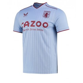 Herren Fußballbekleidung Aston Villa Auswärtstrikot 2022-23 Kurzarm